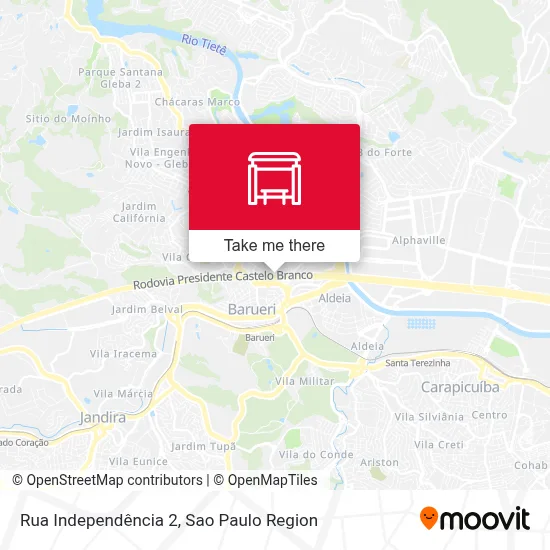 Rua Independência 2 map