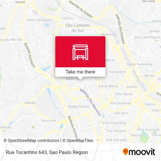 Rua Tocantins 643 map