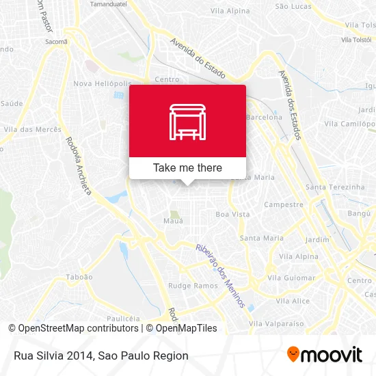 Rua Silvia 2014 map