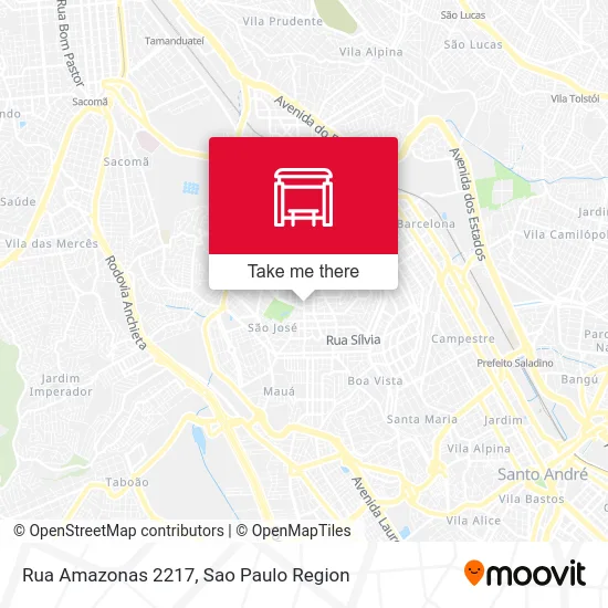 Rua Amazonas 2217 map