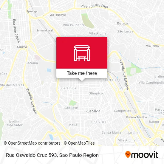 Rua Oswaldo Cruz 593 map