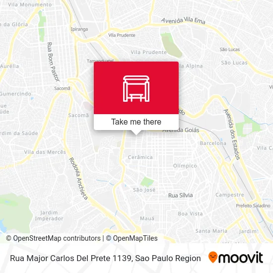 Rua Major Carlos Del Prete 1139 map