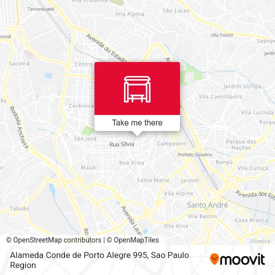 Alameda Conde de Porto Alegre 995 map