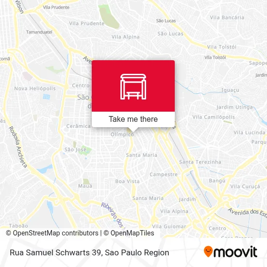 Rua Samuel Schwarts 39 map