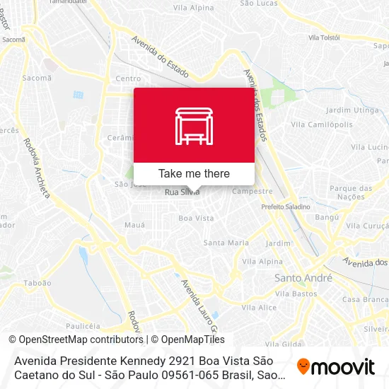 Avenida Presidente Kennedy 2921 Boa Vista São Caetano do Sul - São Paulo 09561-065 Brasil map