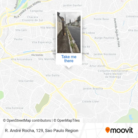 R. André Rocha, 129 map