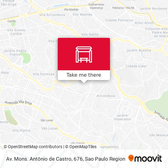 Av. Mons. Antônio de Castro, 676 map