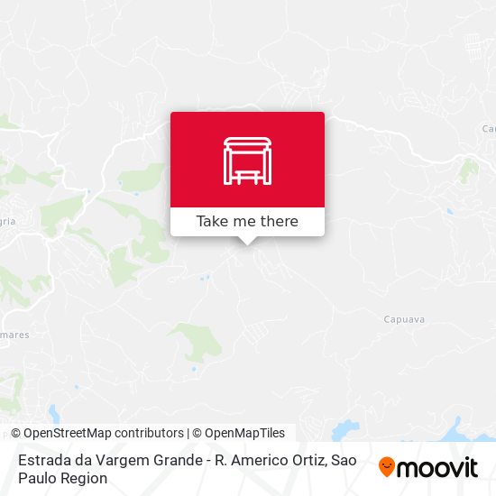 Estrada da Vargem Grande - R. Americo Ortiz map