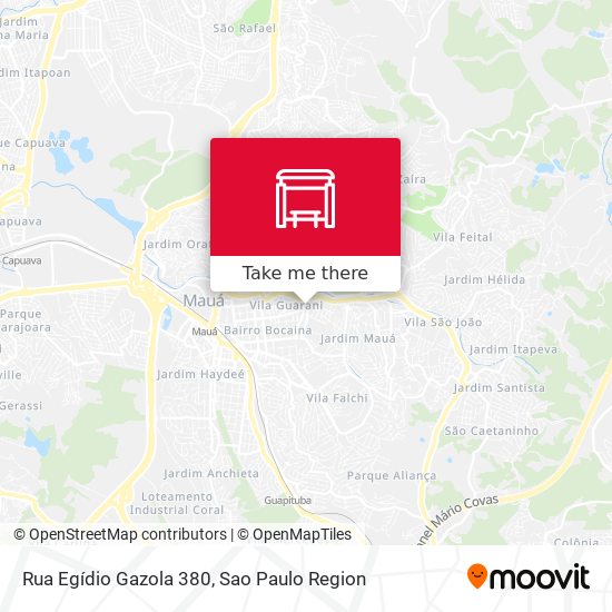 Rua Egídio Gazola 380 map