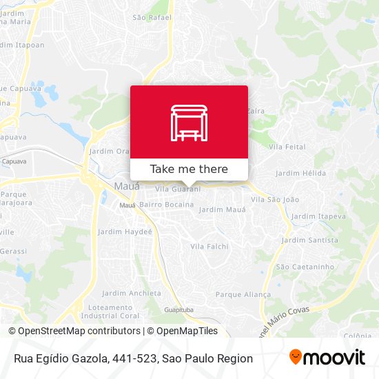Rua Egídio Gazola, 441-523 map