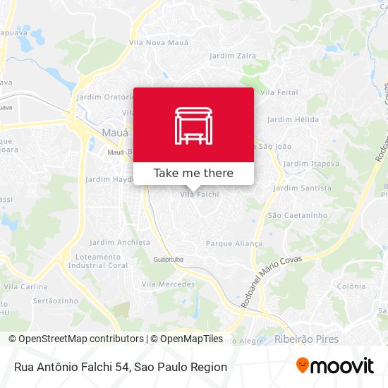 Rua Antônio Falchi 54 map
