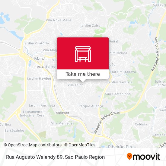 Rua Augusto Walendy 89 map