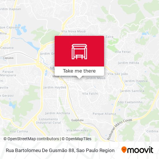 Rua Bartolomeu De Gusmão 88 map