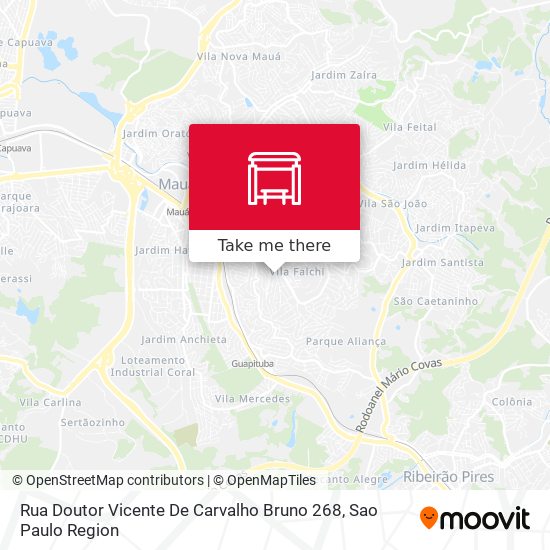 Rua Doutor Vicente De Carvalho Bruno 268 map