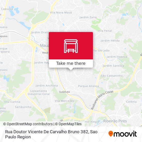 Rua Doutor Vicente De Carvalho Bruno 382 map