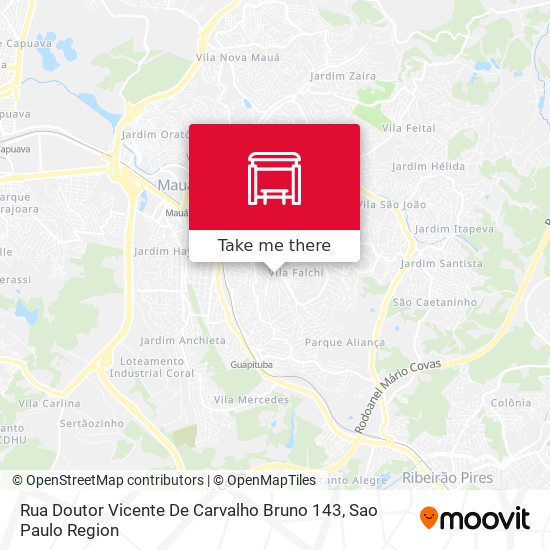 Rua Doutor Vicente De Carvalho Bruno 143 map