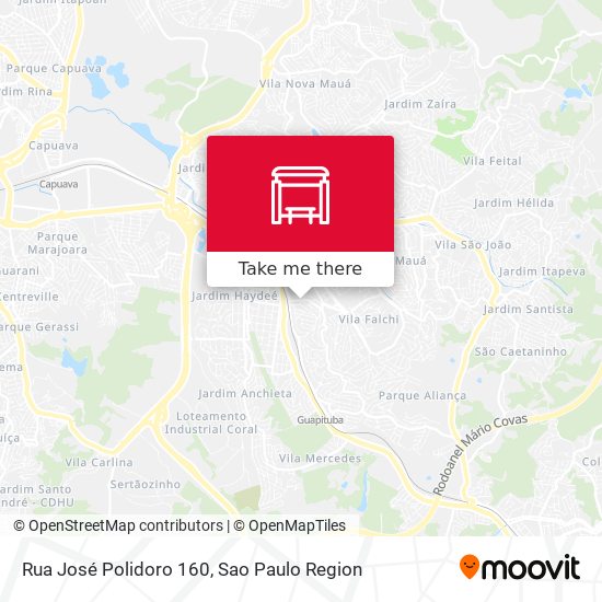Rua José Polidoro 160 map
