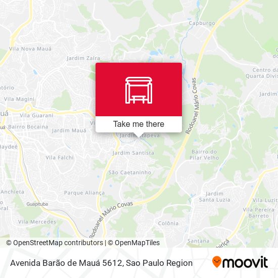 Mapa Avenida Barão de Mauá 5612