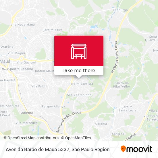 Mapa Avenida Barão de Mauá 5337