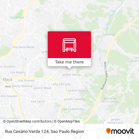 Rua Cesário Verde 124 map