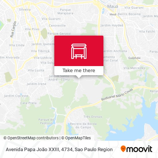 Avenida Papa João XXIII, 4734 map