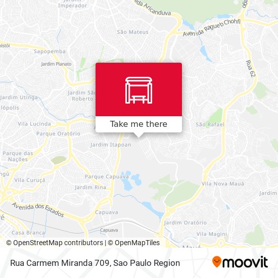 Rua Carmem Miranda 709 map