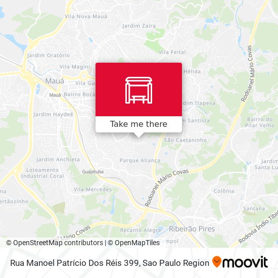 Rua Manoel Patrício Dos Réis 399 map