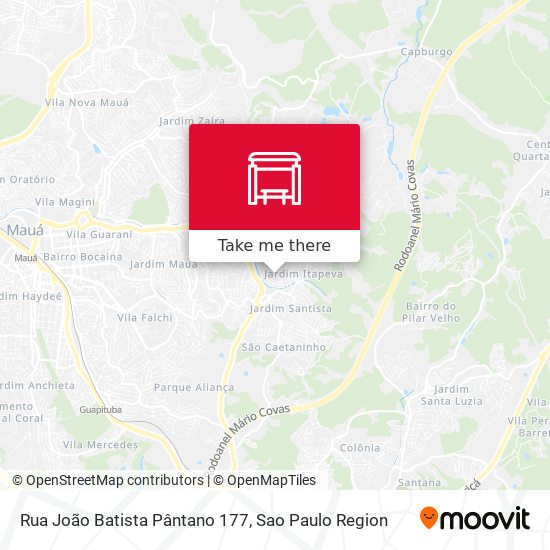 Rua João Batista Pântano 177 map