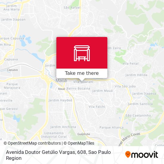 Avenida Doutor Getúlio Vargas, 608 map