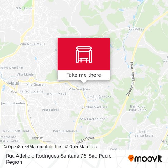 Rua Adelício Rodrigues Santana 76 map
