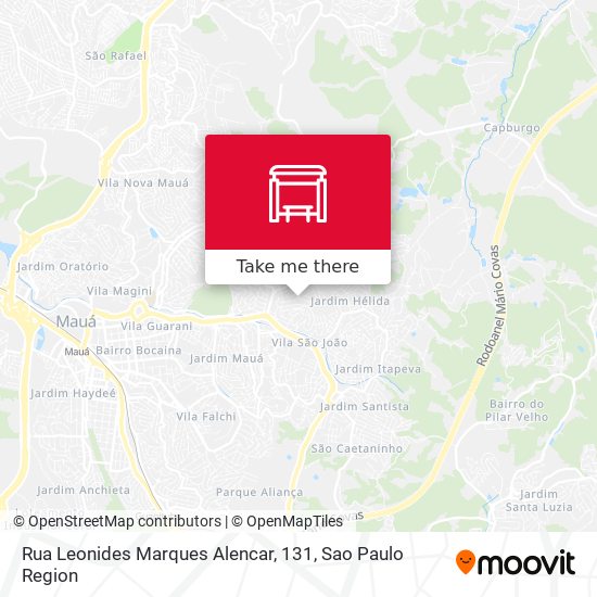 Mapa Rua Leonides Marques Alencar, 131