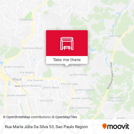 Mapa Rua Maria Júlia Da Silva 53