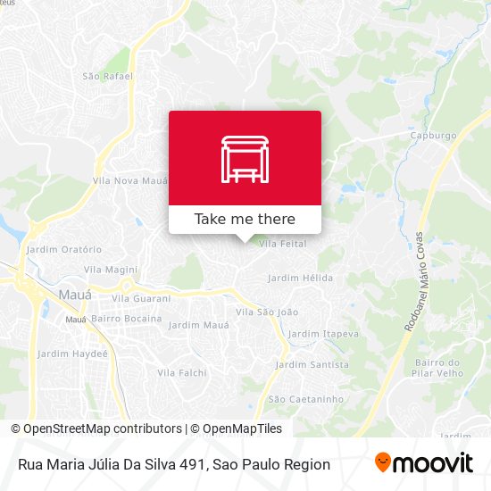 Rua Maria Júlia Da Silva 491 map