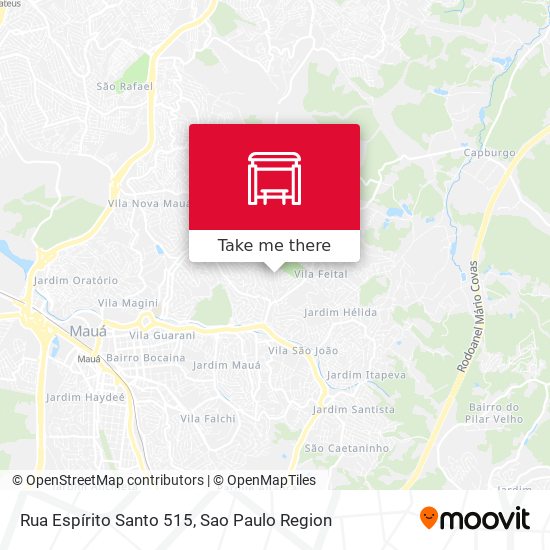 Rua Espírito Santo 515 map