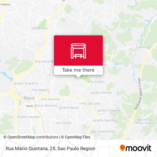 Rua Mário Quintana, 25 map