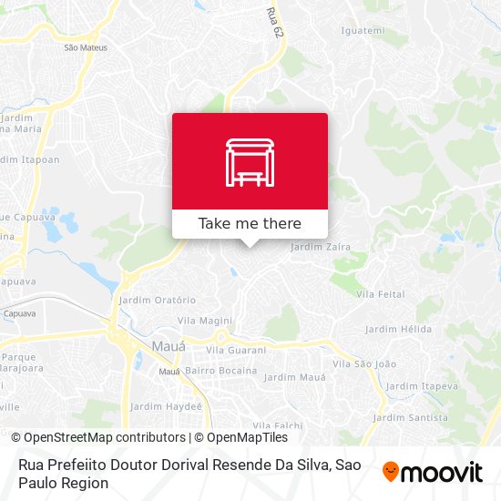 Rua Prefeiito Doutor Dorival Resende Da Silva map