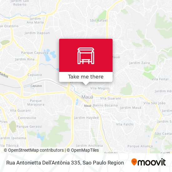 Rua Antonietta Dell'Antônia 335 map