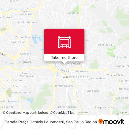 Parada Praça Octávio Lourencetti map