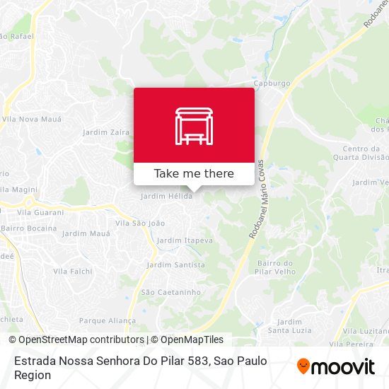 Estrada Nossa Senhora Do Pilar 583 map