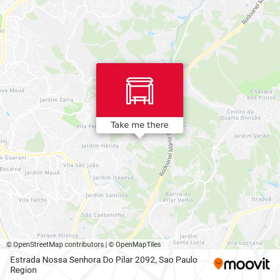 Estrada Nossa Senhora Do Pilar 2092 map