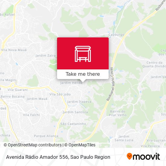 Avenida Rádio Amador 556 map