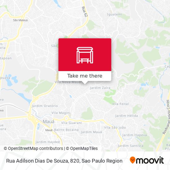 Rua Adílson Dias De Souza, 820 map