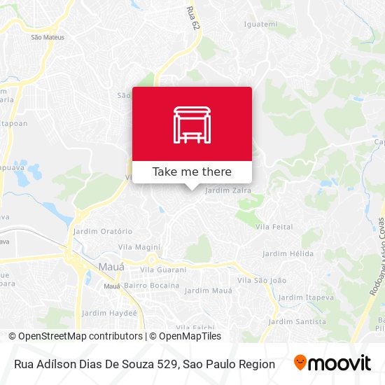 Rua Adílson Dias De Souza 529 map