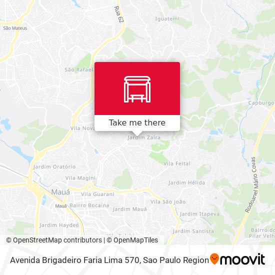 Avenida Brigadeiro Faria Lima 570 map