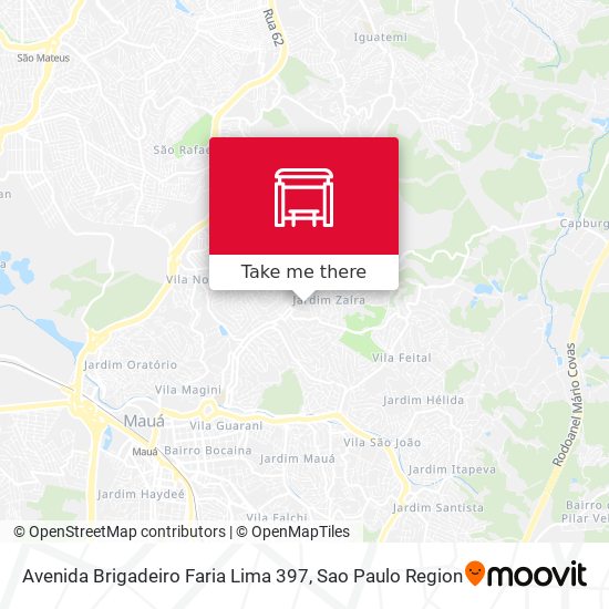 Avenida Brigadeiro Faria Lima 397 map
