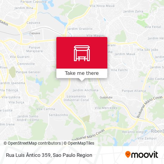 Rua Luís Ântico 359 map