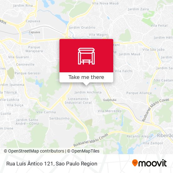 Rua Luís Ântico 121 map