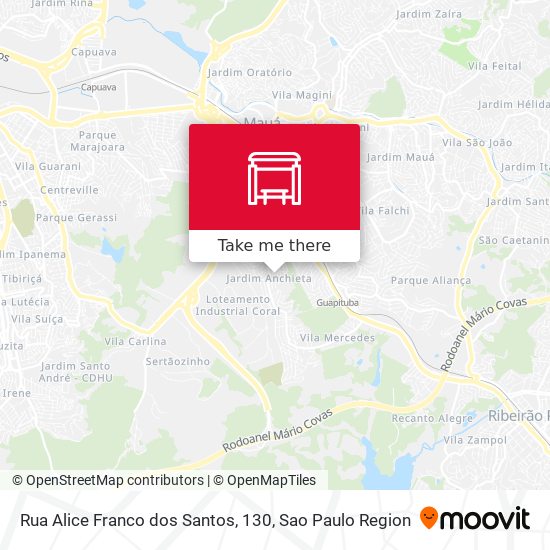 Rua Alice Franco dos Santos, 130 map