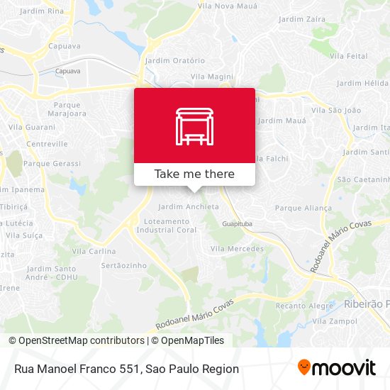 Rua Manoel Franco 551 map