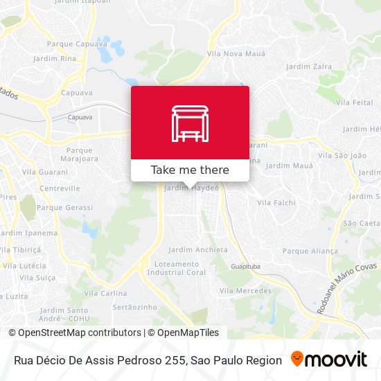 Rua Décio De Assis Pedroso 255 map